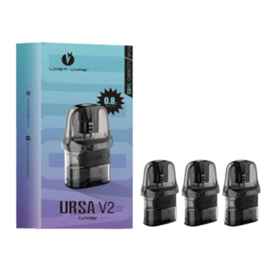 Δεξαμενες Pod 2.5ml Ursa V2 Lost Vape 3 τμχ.