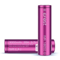 Μπαταρια Efest 18650 IMR 3000mah 35A