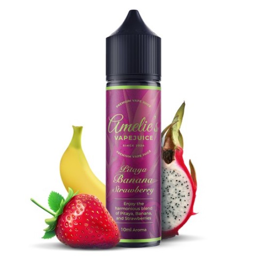 Pitaya Banana Strawberry Amelie’s Vapejuice 60ml