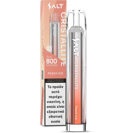 Salt Cristallite Peach Ice Disposable